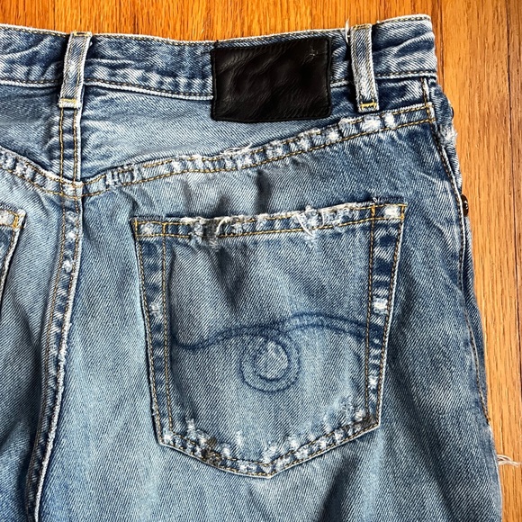 R13 Straight Leg Distressed Denim - Picture 5 of 5